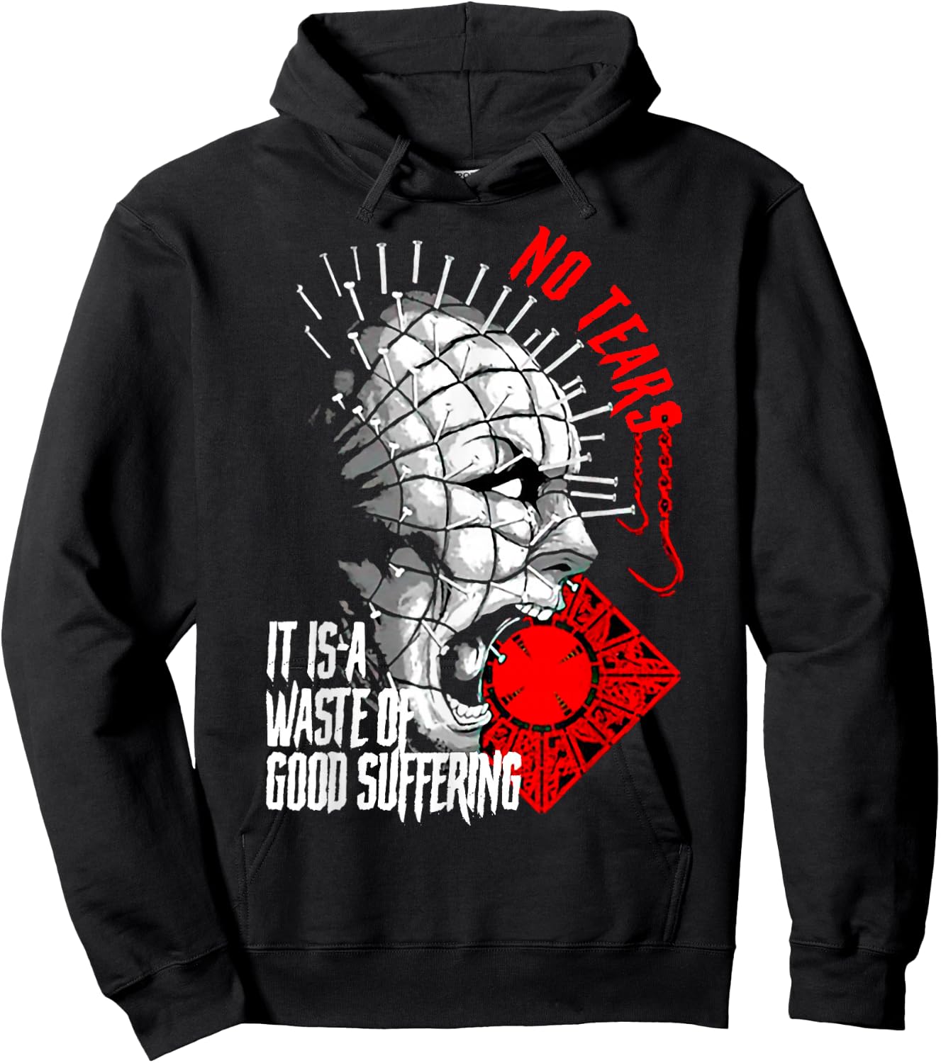 No Tears It Is A Waste Of Good Suffering Hoodie - Hoodie | Black