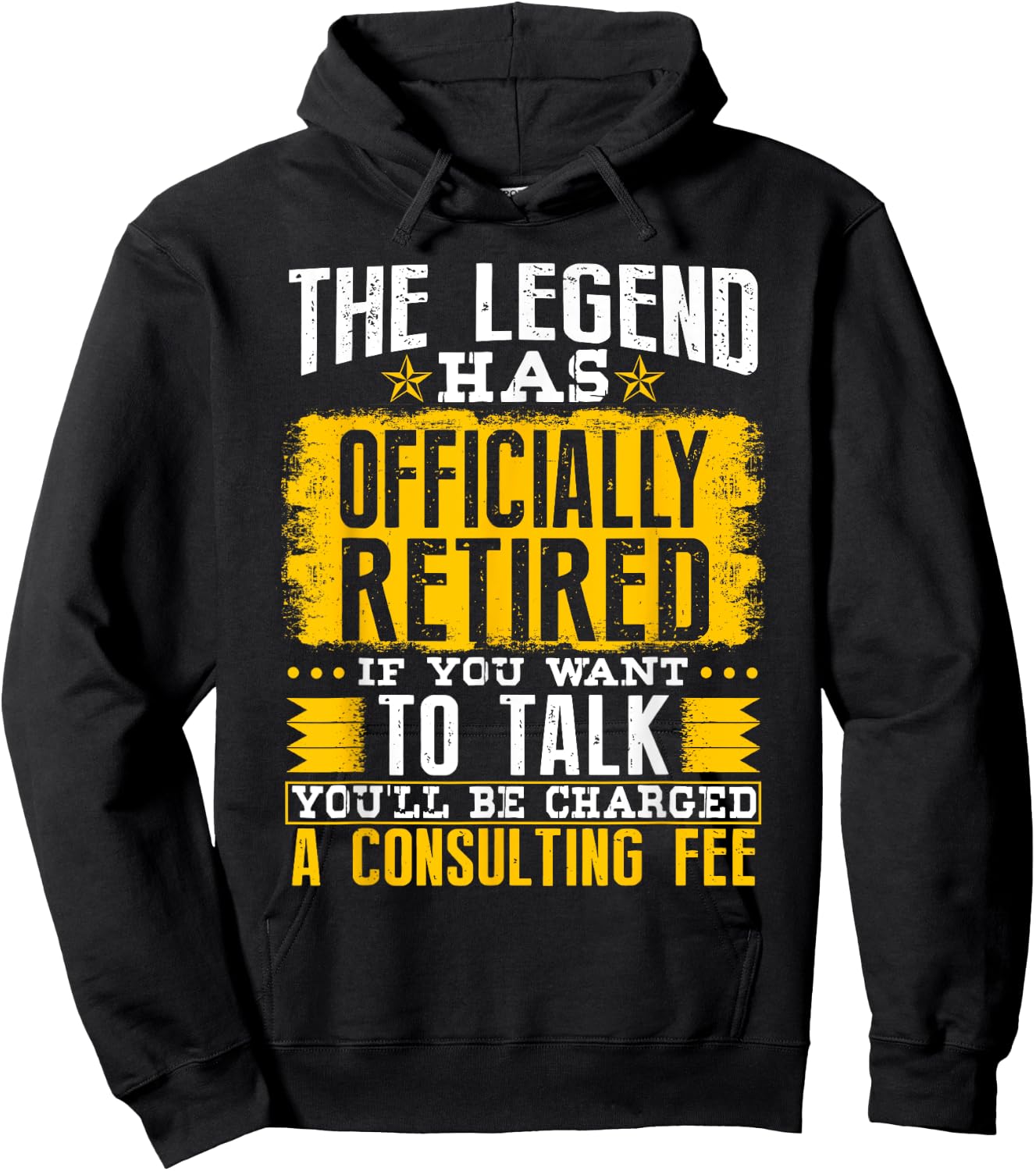 The Legend Has Officially Retired If You Want To Talk Hoodie - Hoodie | Black