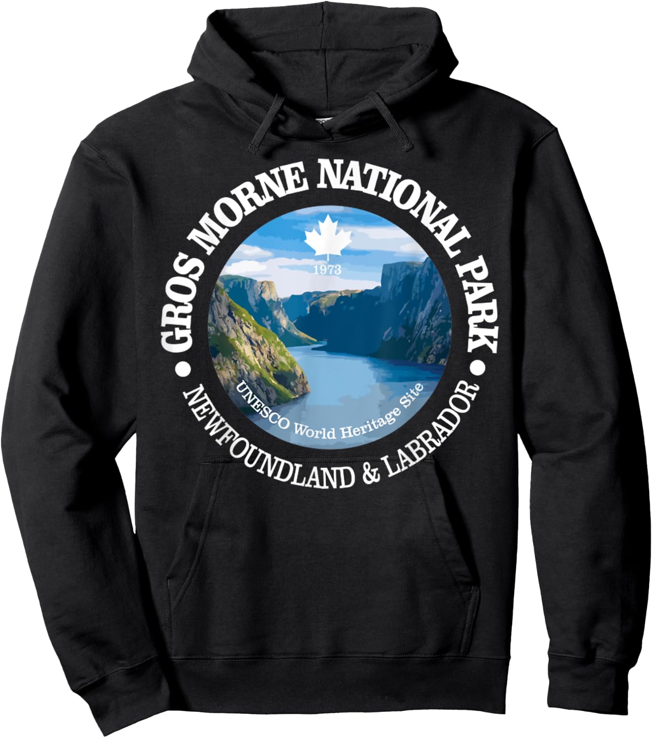 Gros Morne National Park, Nature Canada Hiking Lover Hoodie - Hoodie | Black
