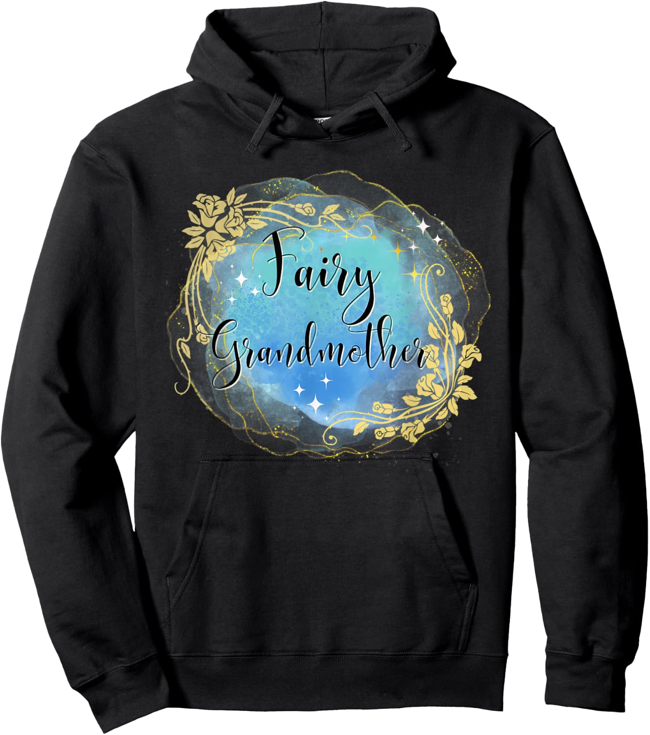 Fairy Grandmother Fairy Tales Best Grandma Nana Godmother Hoodie - Hoodie | Black