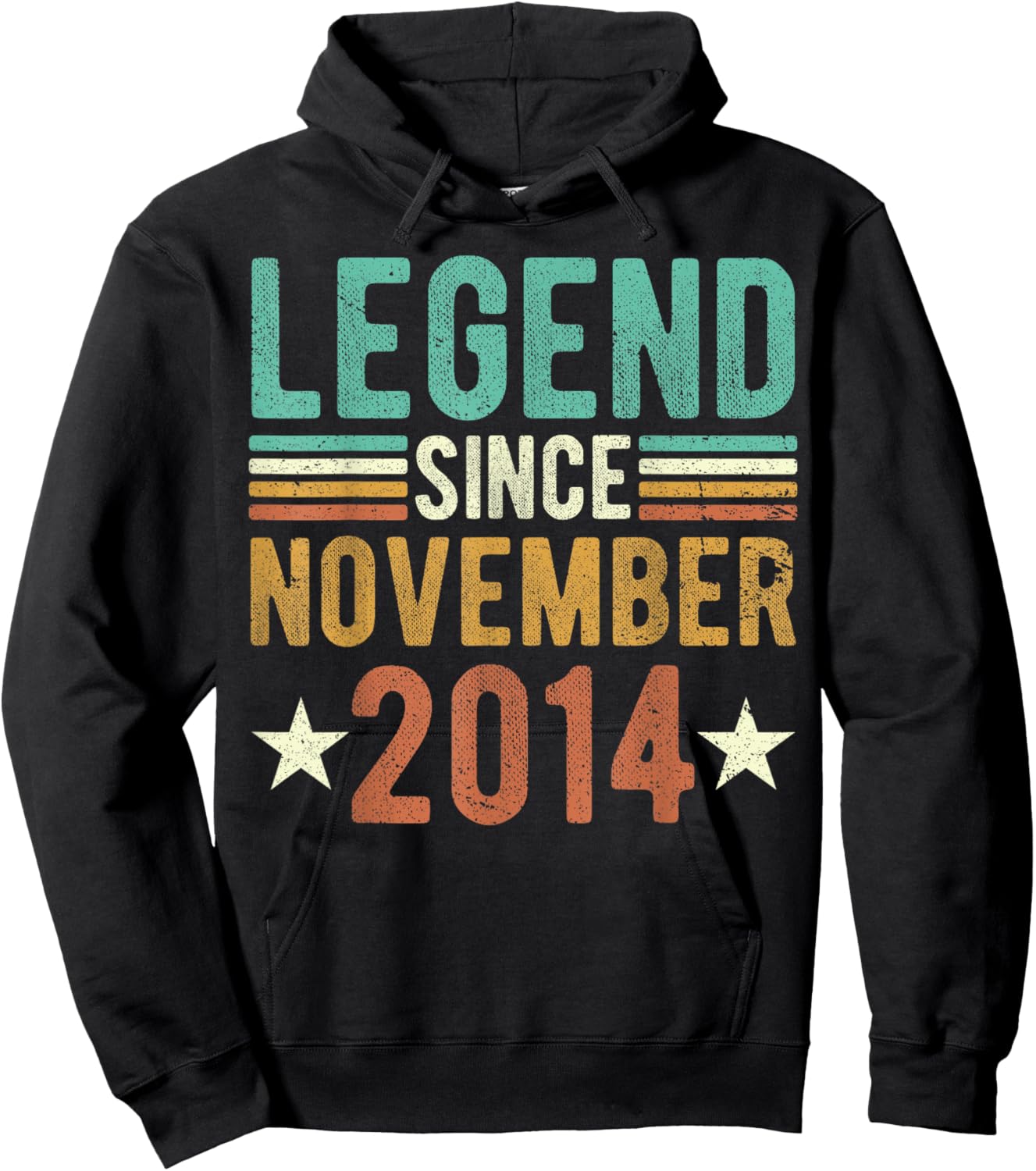 Legend Since November 2014 8 Years Old 8th anniversary Hoodie - Hoodie | Black