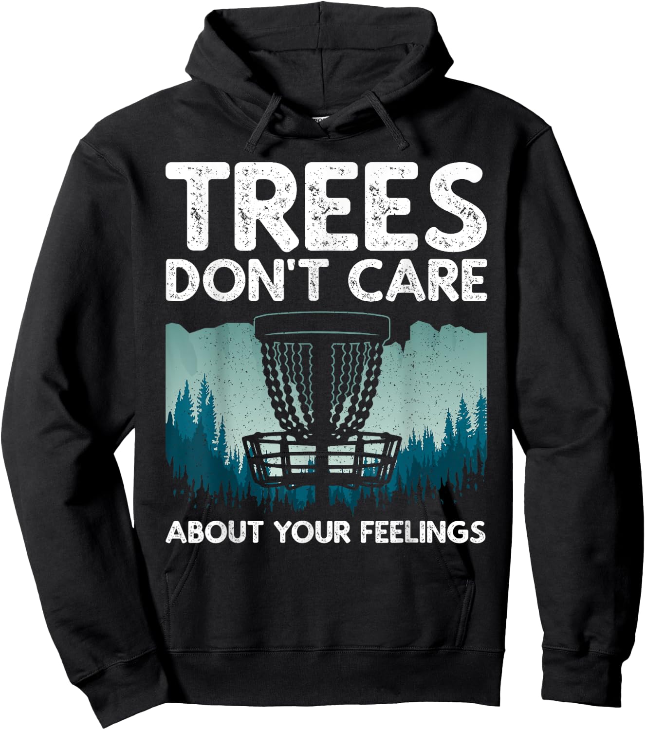 Cute Disc Golf Design Women Disc Golf Player Small Hoodie - Hoodie | Black