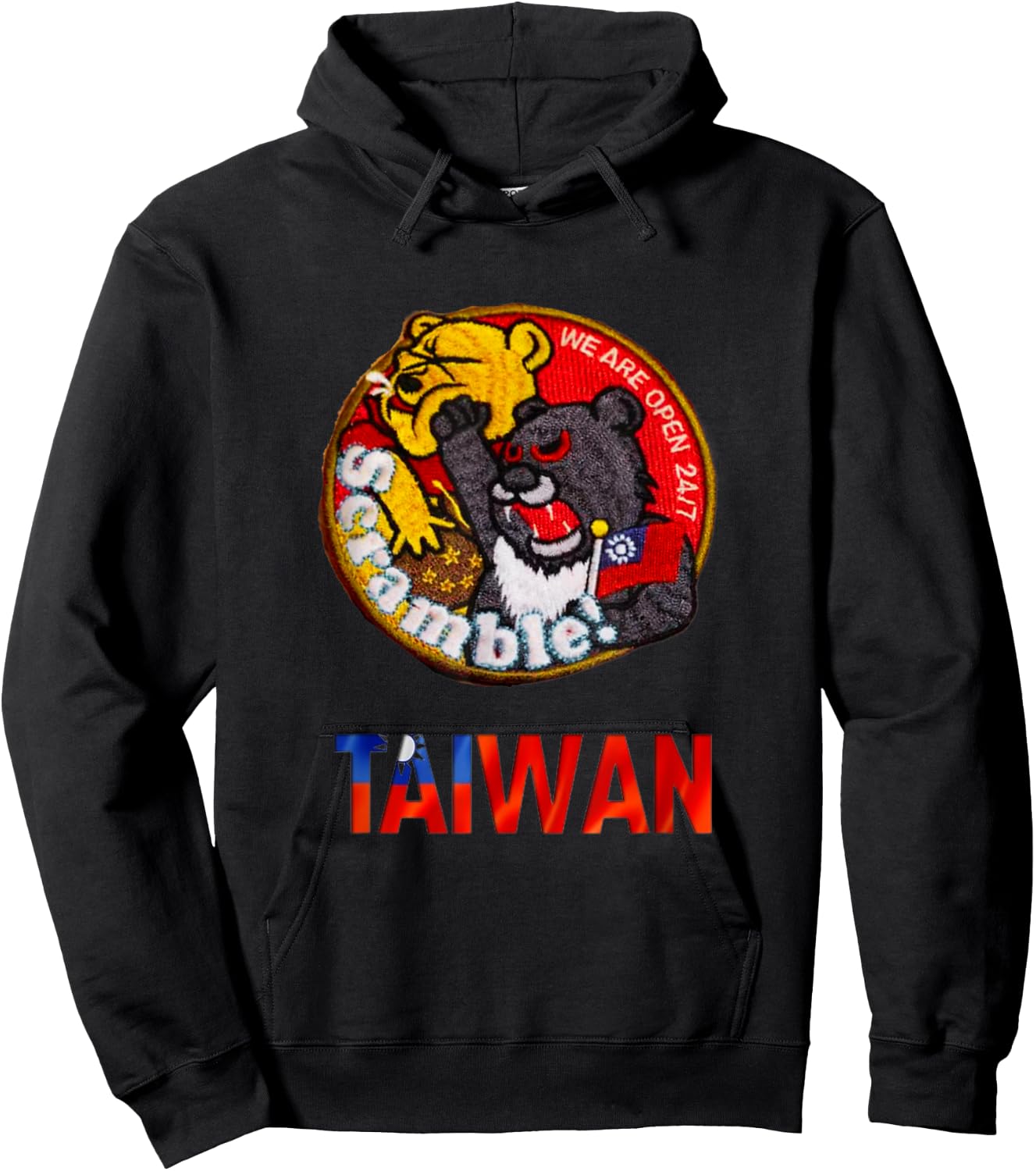Taiwan Air Force Patch Hoodie - Hoodie | Black