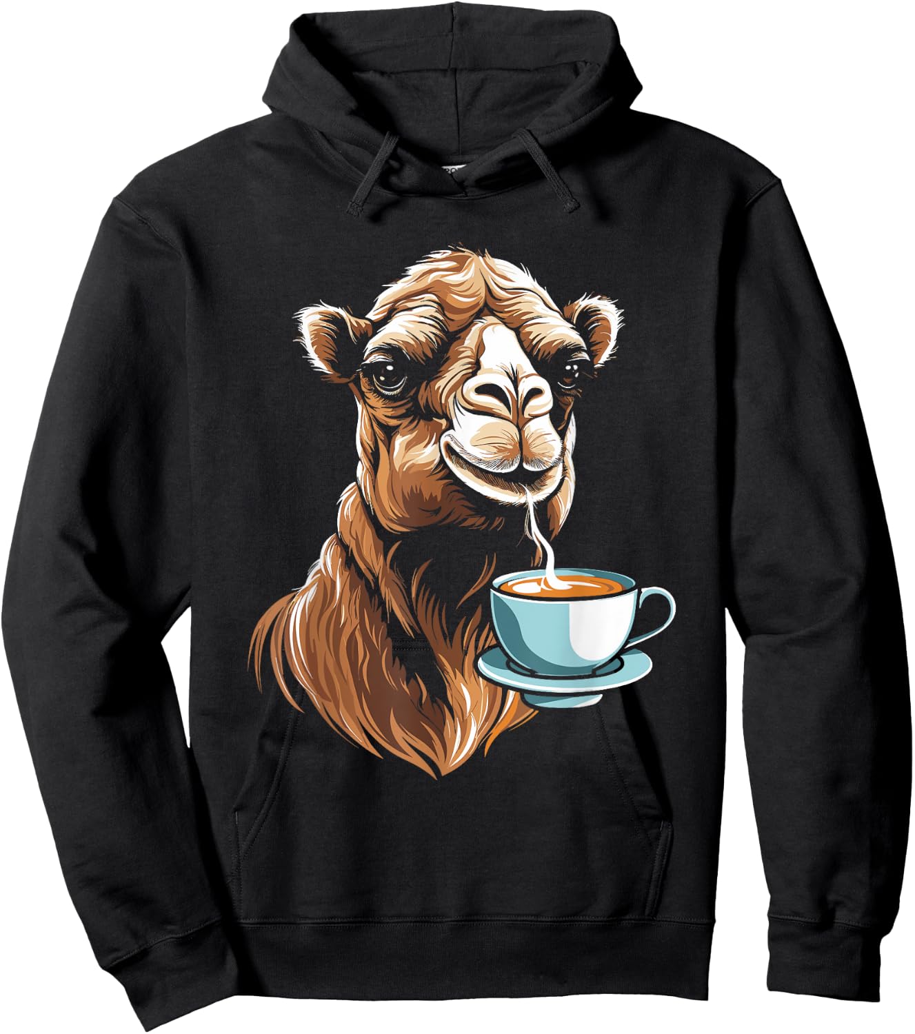 Camel Coffee - Camelhump Dromedary Camelid Cameldae Camel Hoodie - Hoodie | Black