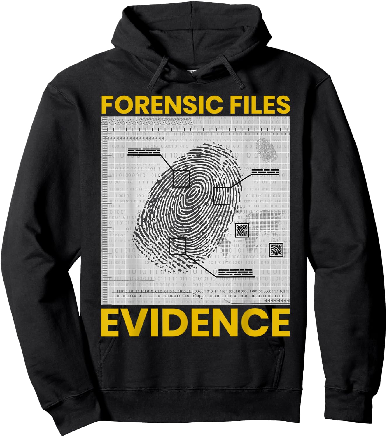 Funny Forensic Scientist Science Forensic Files Evidence Hoodie - Hoodie | Black
