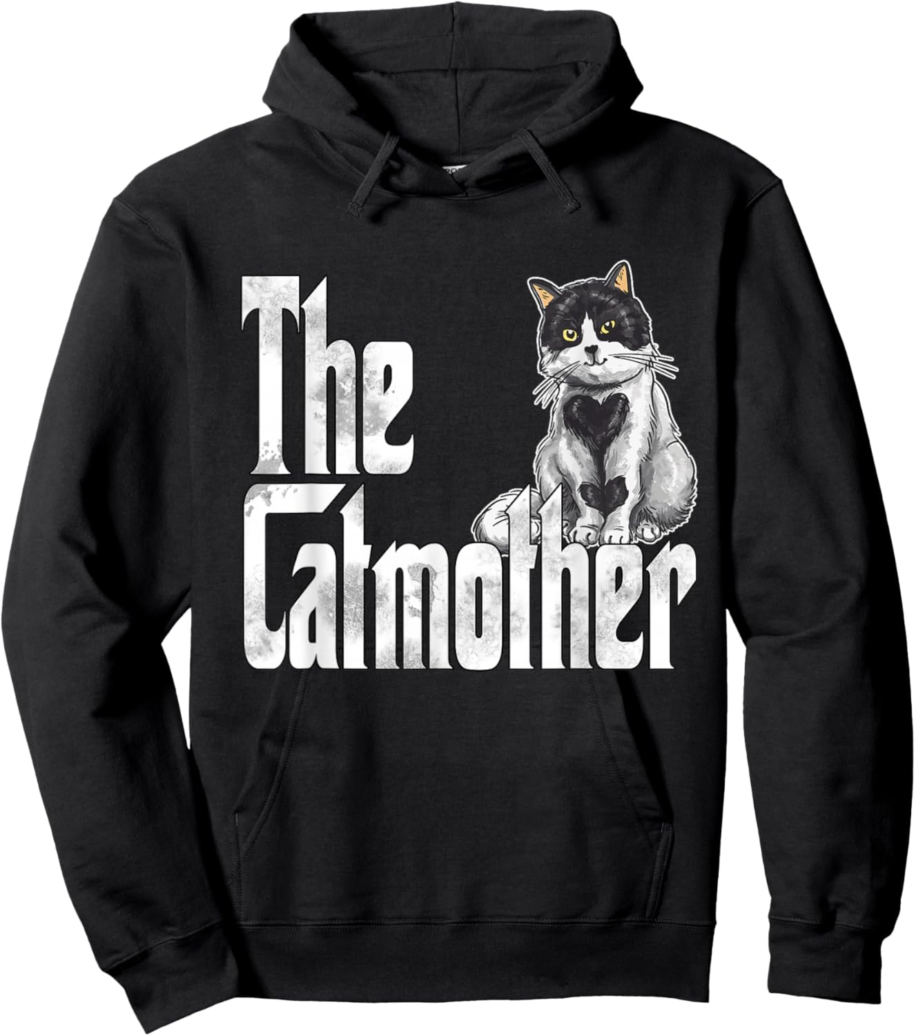 Cat Mom The Catmother Crazy Cat Mother Kitty Mommy Hoodie - Hoodie | Black