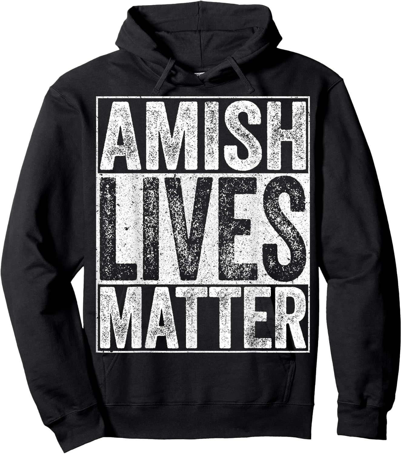 Amish Lives Matter Shirt Men Women Kids Anabaptist Christian Hoodie - Hoodie | Black
