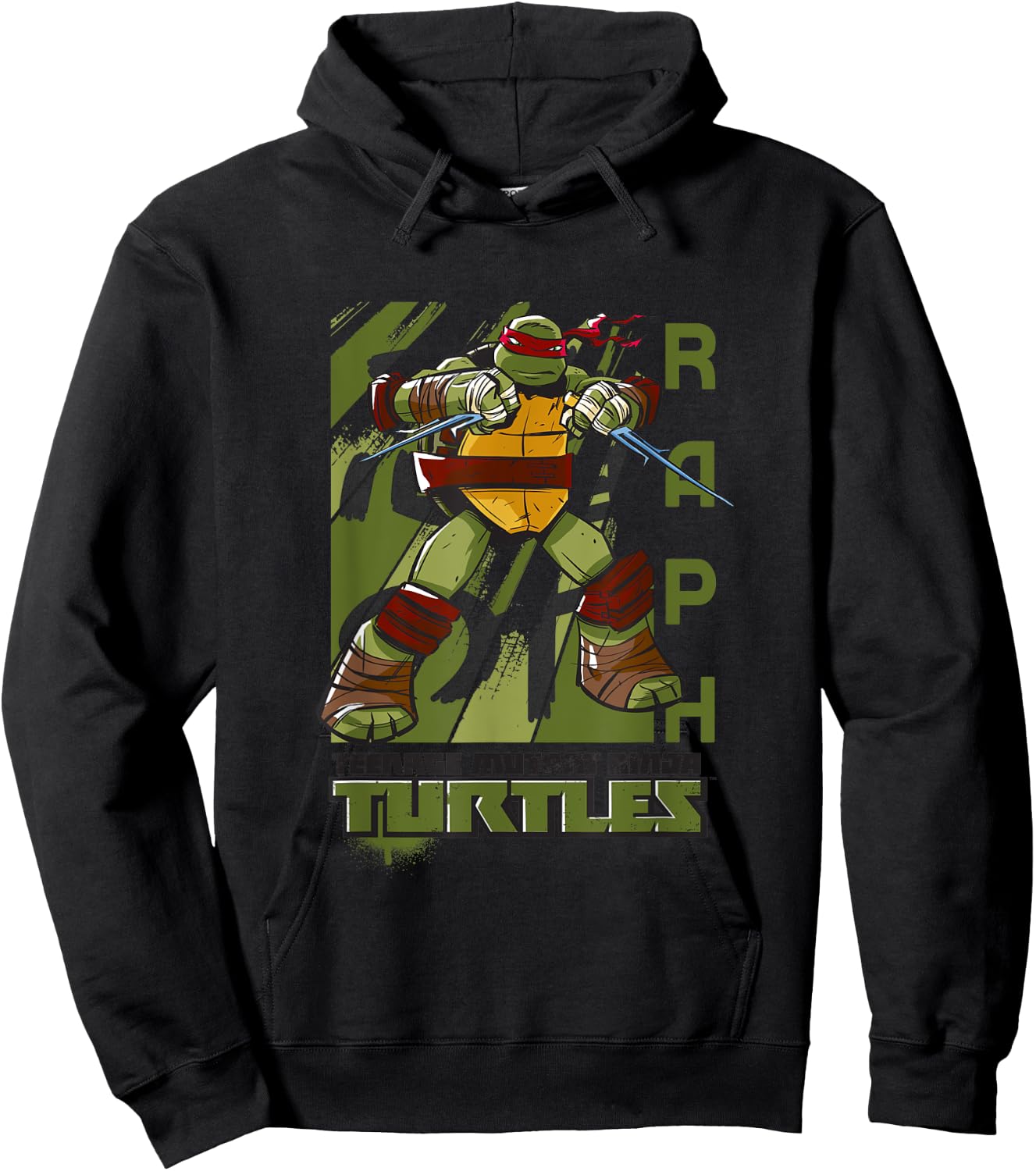 Mademark x Teenage Mutant Ninja Turtles - Teenage Mutant Ninja Turtles - Original TMNT New Raphael Hoodie - Hoodie | Black