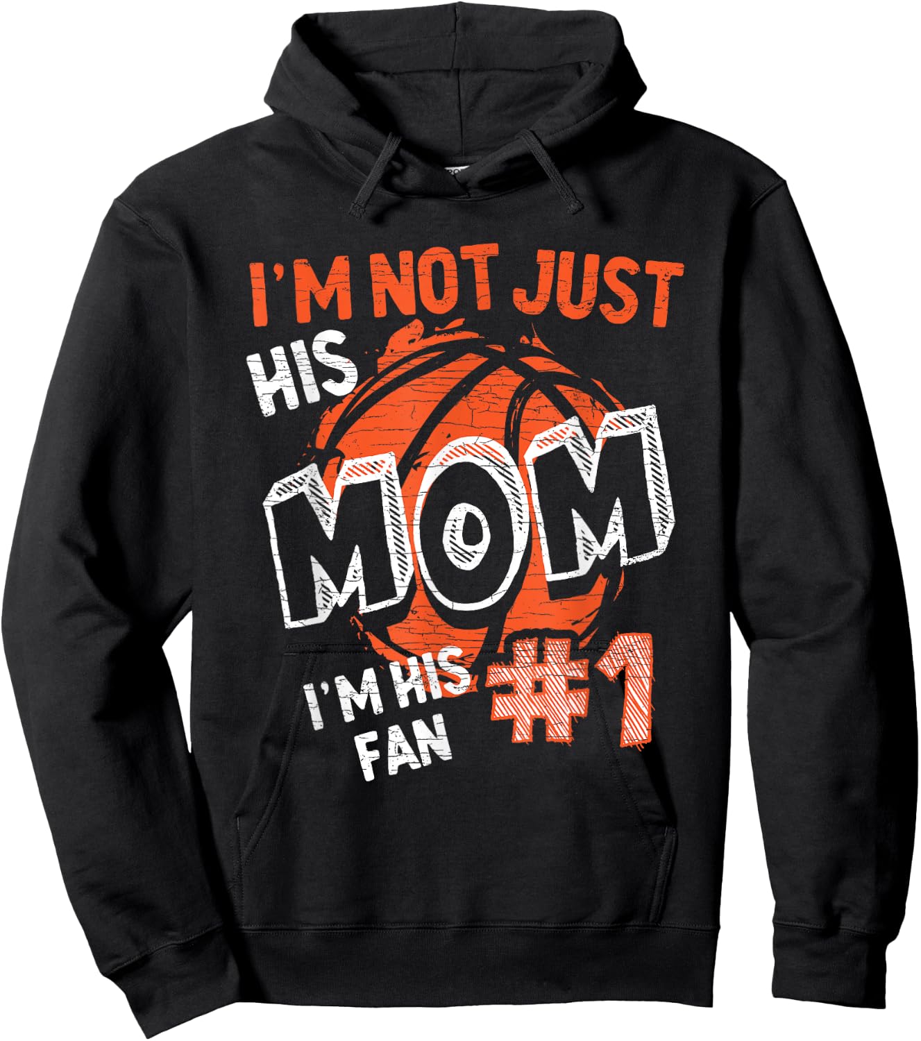 Mom Basketball Player Hoodie - Hoodie | Black