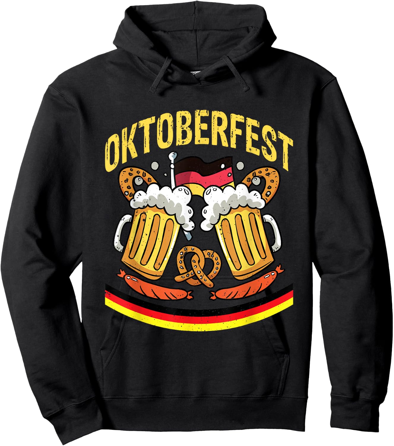 Oktoberfest 2025 Funny Oktoberfest 2025 Costume Men Women Hoodie - Hoodie | Black
