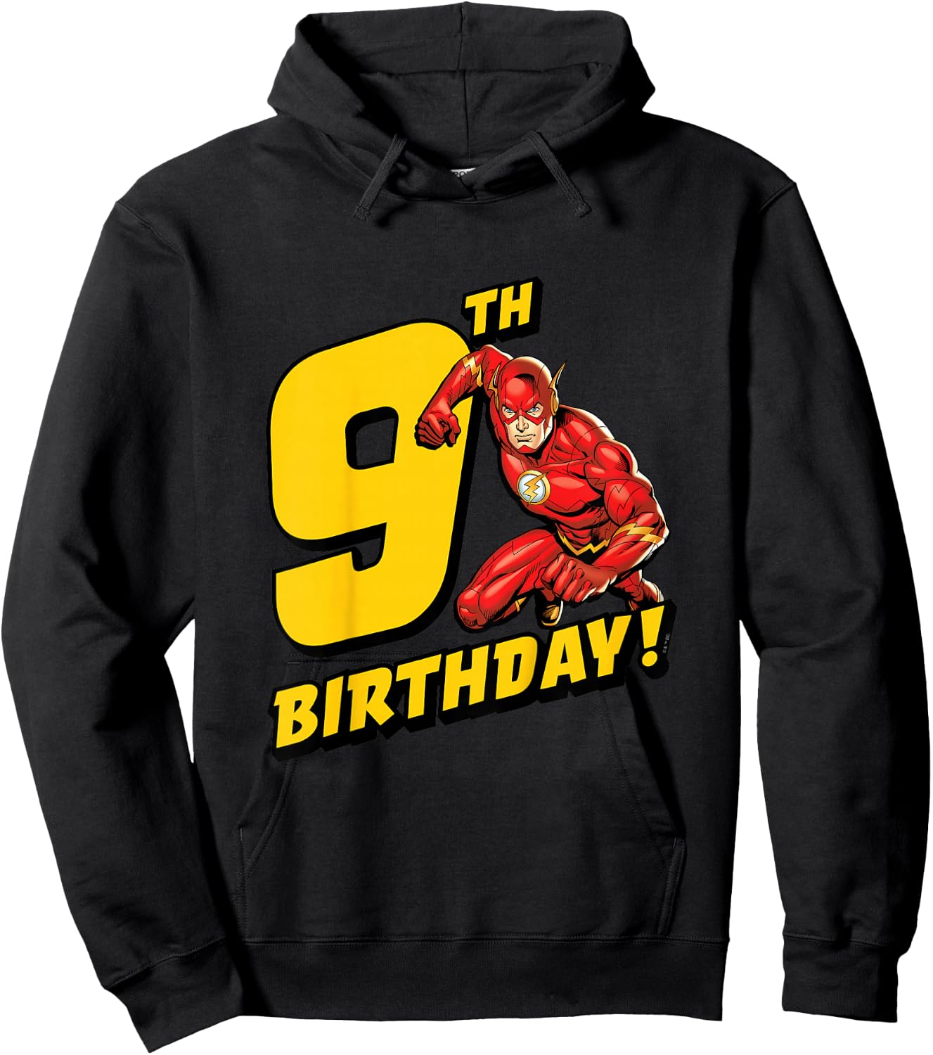Kids The Flash 9th Birthday Hoodie - Hoodie | Black