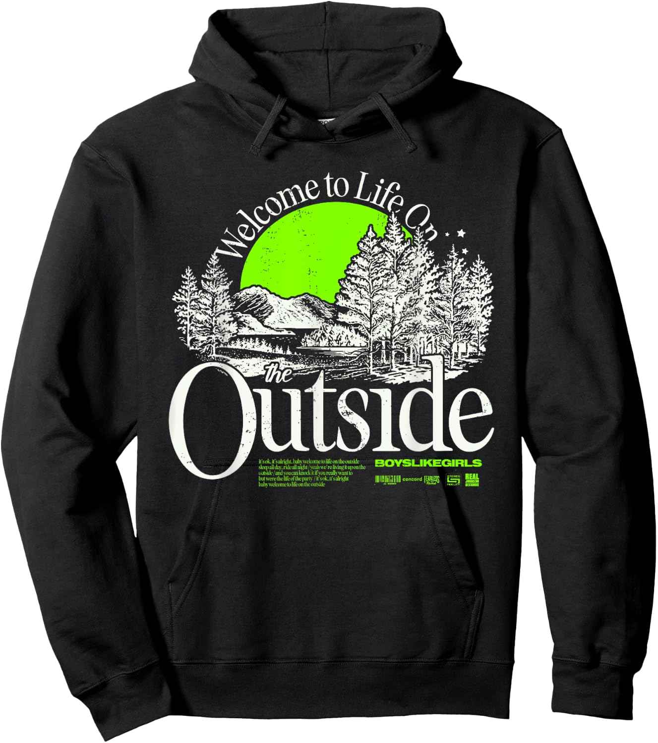 Boys Like Girls - the Outside Hoodie - Hoodie | Black