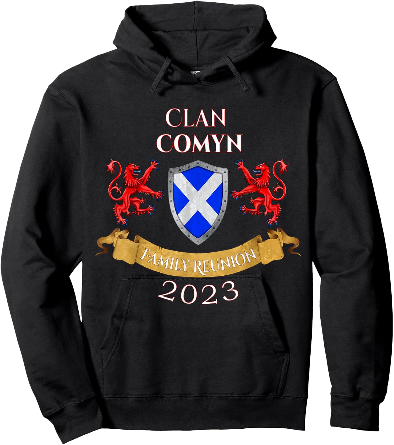 Comyn Family Reunion 2023 Scottish Clan Hoodie - Hoodie | Black