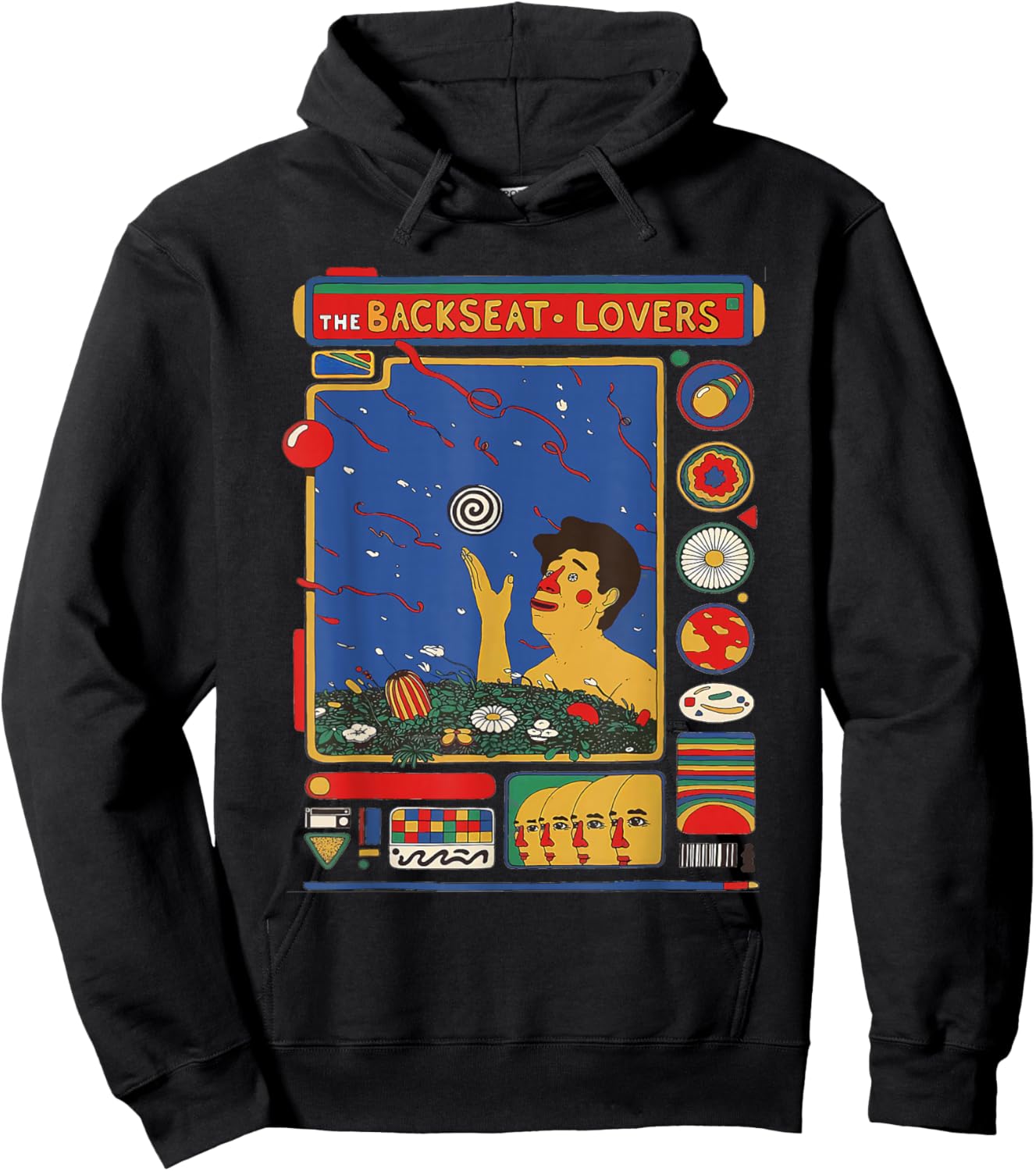 Retro The Backseat Lovers Waiting to Spill Love Music Lover Hoodie - Hoodie | Black