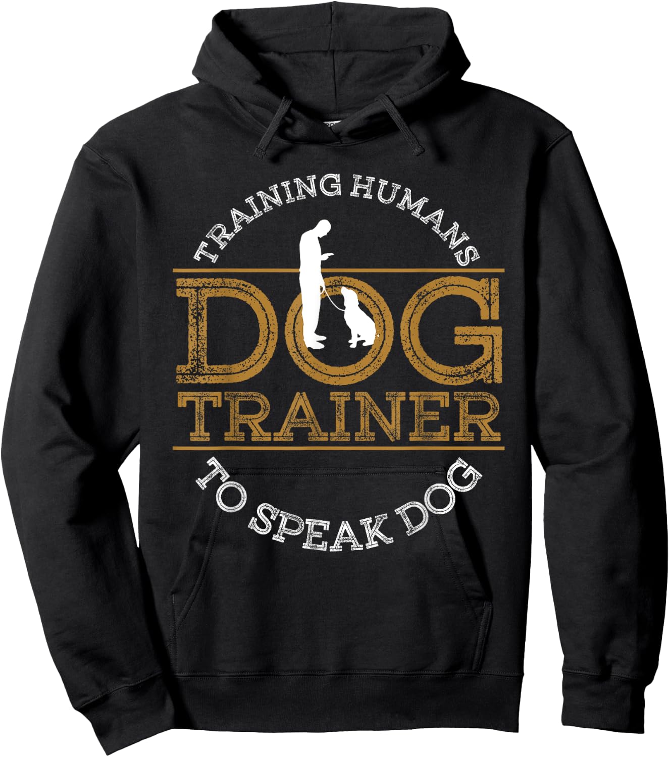 Funny Dog Training Men Women Puppy In Training Dog Agility Hoodie - Hoodie | Black
