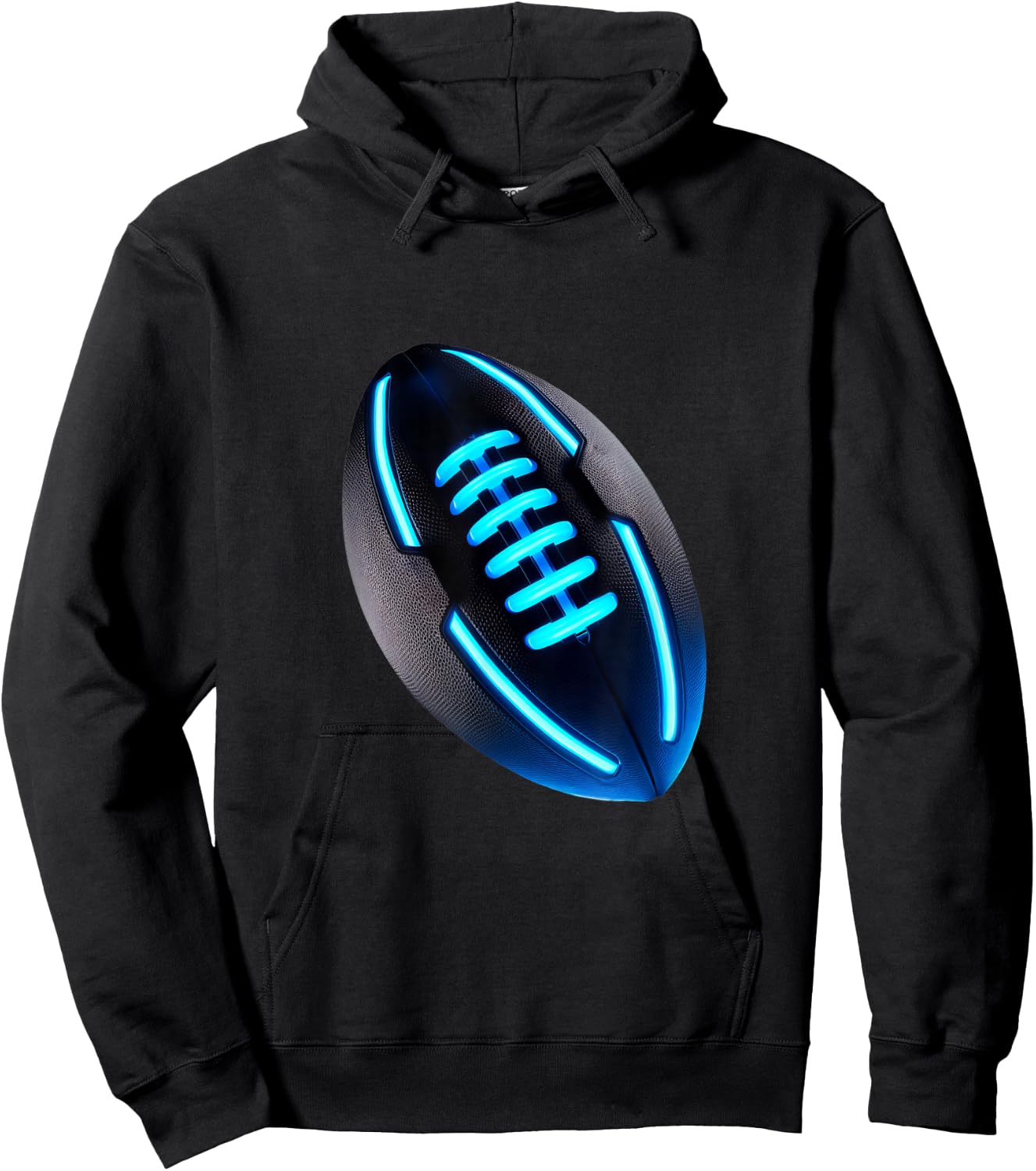 Neon Football Hoodie - Hoodie | Black
