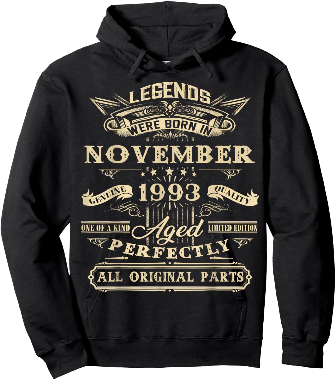 Legend Born In November 1993 30th Birthday 30 Years Old Hoodie - Hoodie | Black