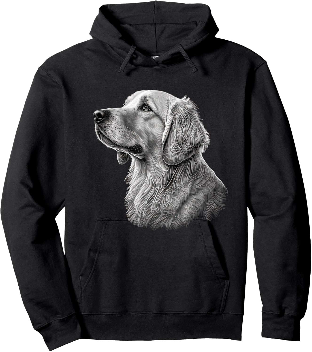 Funny Golden Retriever Hoodie - Hoodie | Black