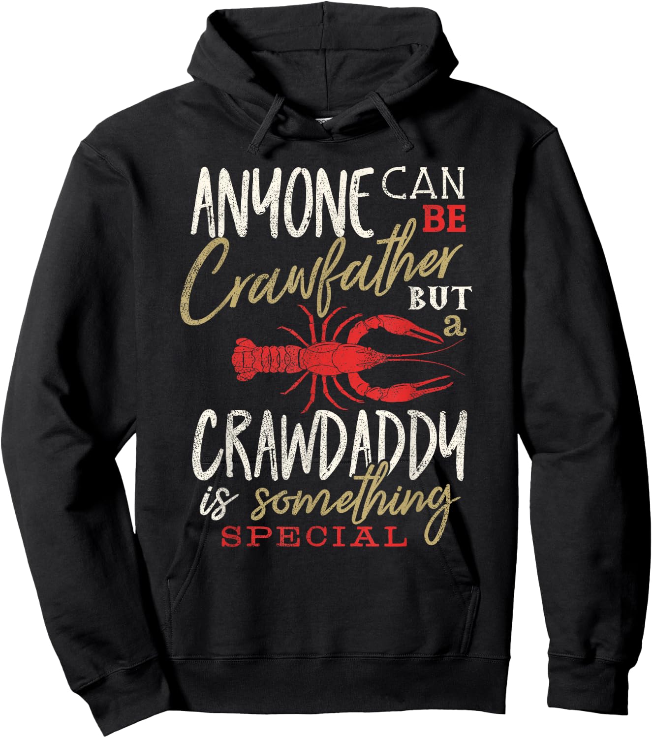 Crawfish Dad Daddy Funny Cajun Boil Crayfish Festival Men Hoodie - Hoodie | Black