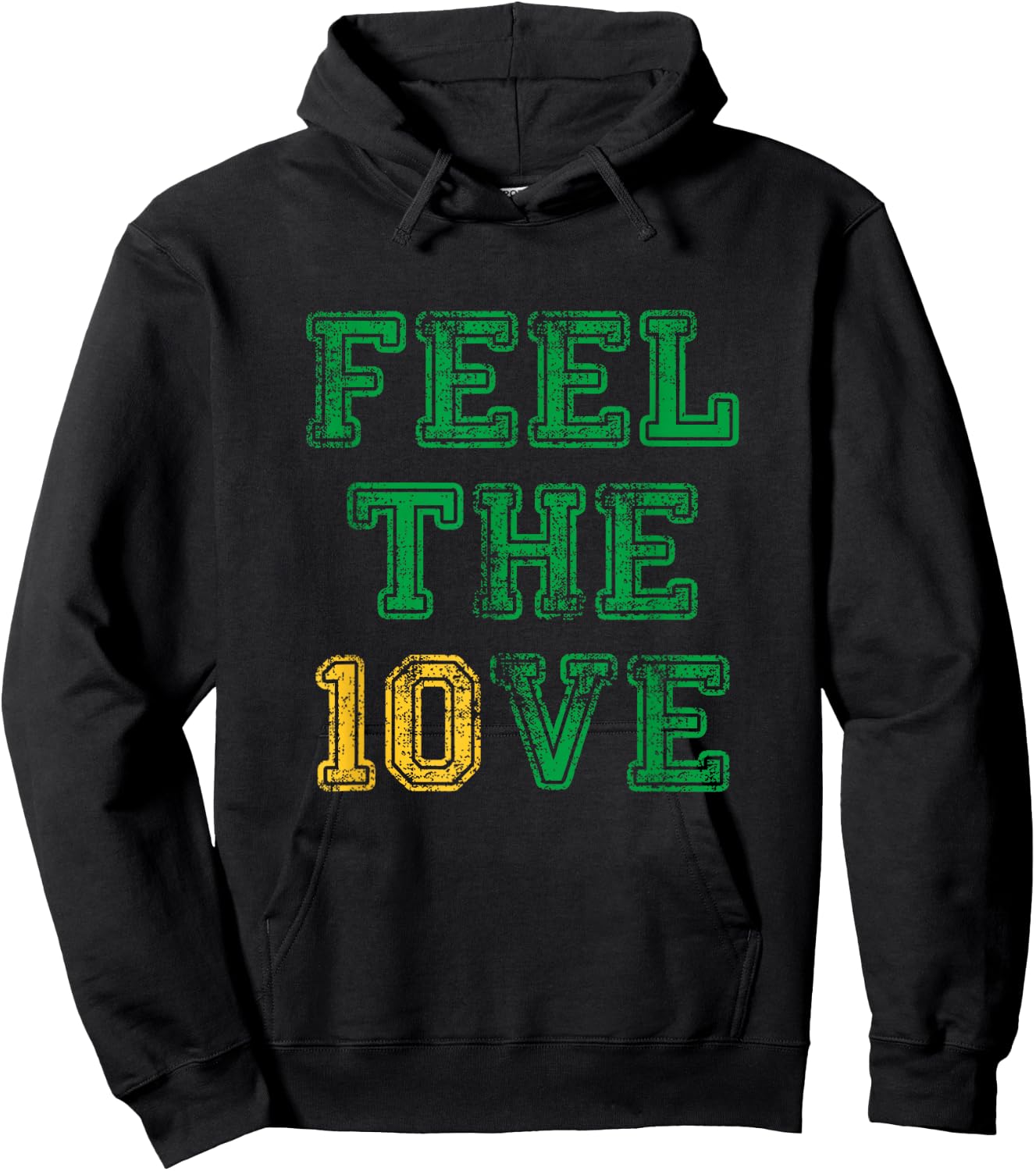 Feel The Love American Football Jordan Quarterback Retro Hoodie - Hoodie | Black