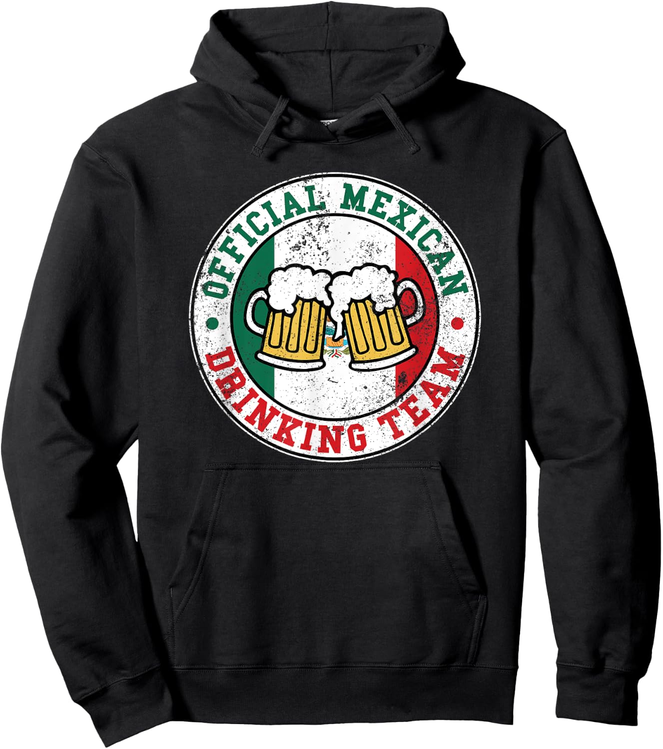 Official Mexican Drinking Team Funny Mexico Drinking Team Hoodie - Hoodie | Black