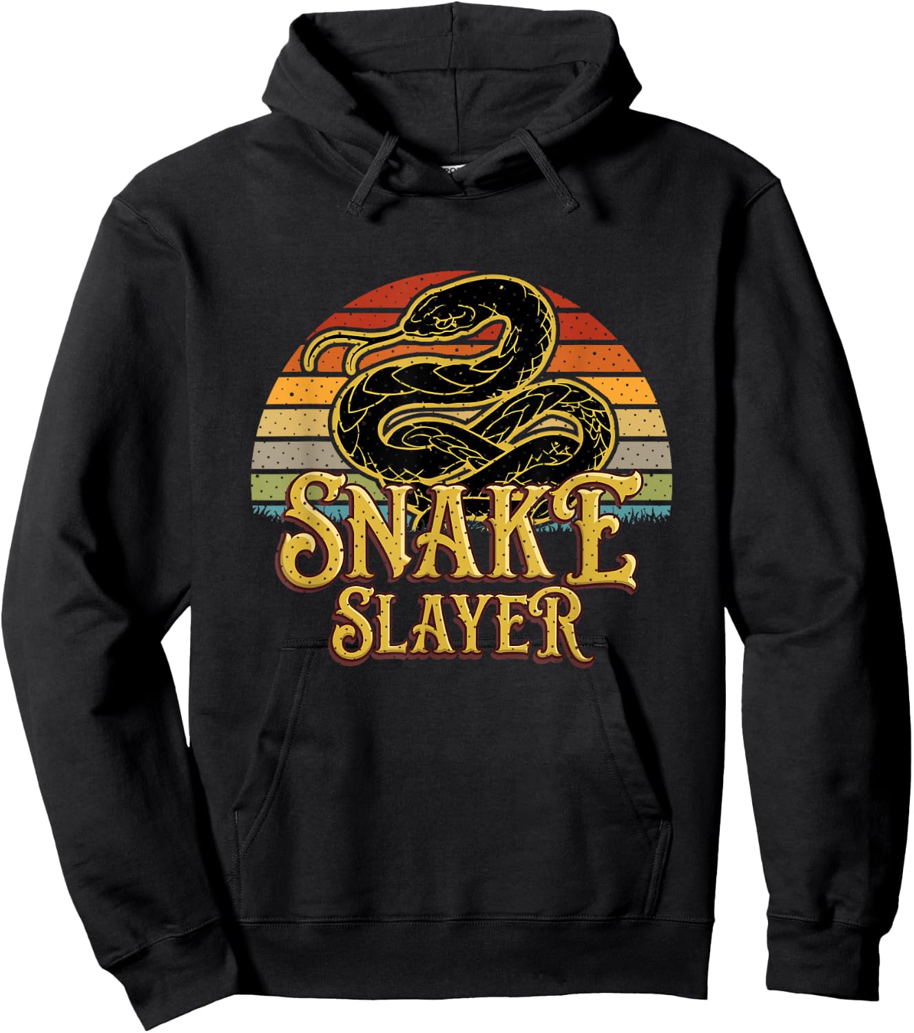 Snake Slayer Snake Hunting Hoodie - Hoodie | Black