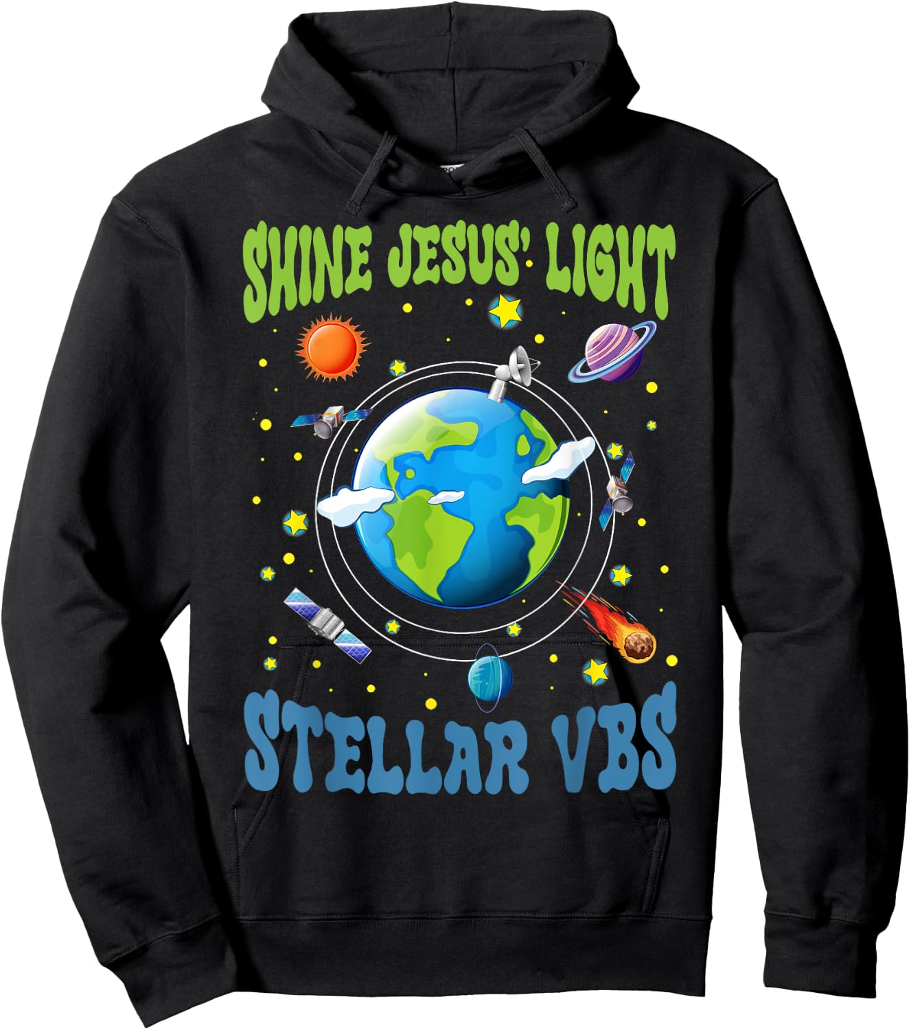 Stellar VBS 2023 Stellar Vacation Bible School Hoodie - Hoodie | Black