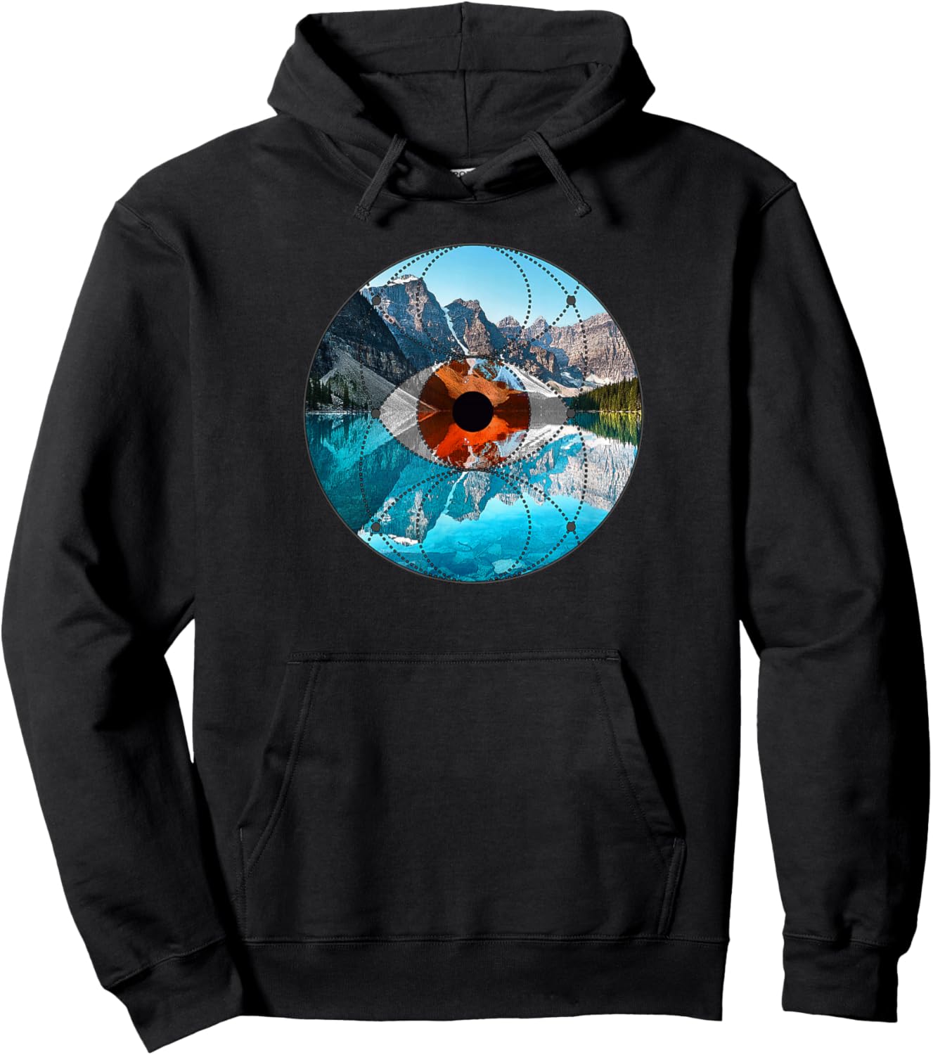 Sacred Geometry, Cosmos and Nature, Men & Women Hoodie - Hoodie | Black