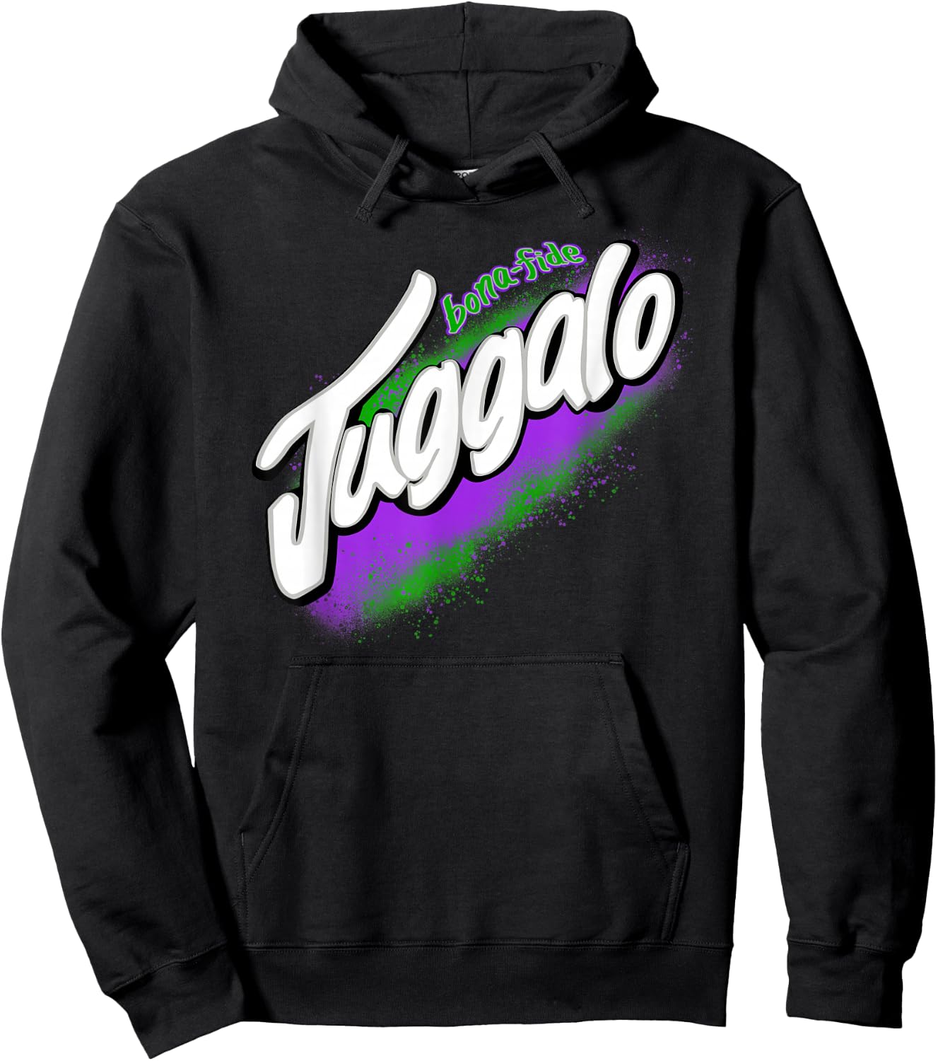 Purple Glazed, Green Daze: Hilariously Questionable Hoodie - Hoodie | Black