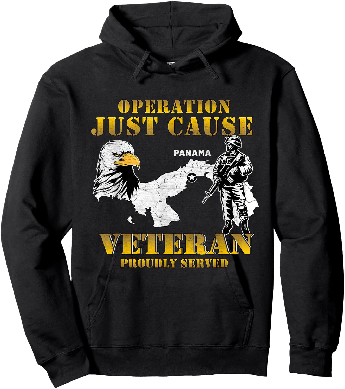 Operation Just Cause Panama Veteran Vintage Gifts Hoodie - Hoodie | Black