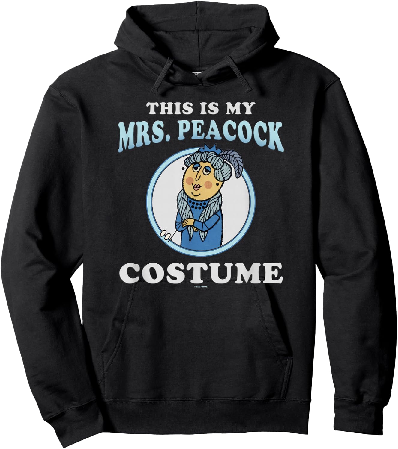 Clue This Is My Mrs. Peacock Costume Hoodie - Hoodie | Black