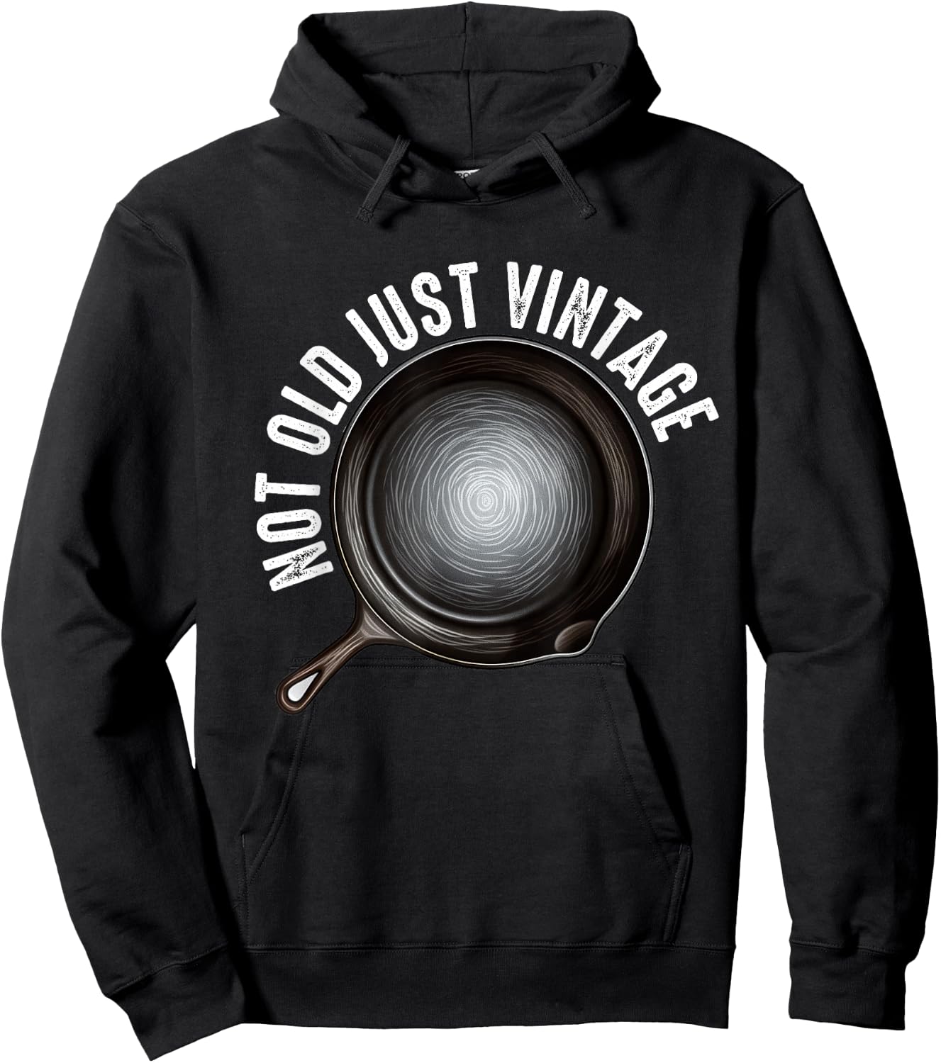 Cast Iron Pan Lover Frying Skillet Funny Cooking Chef Hoodie - Hoodie | Black