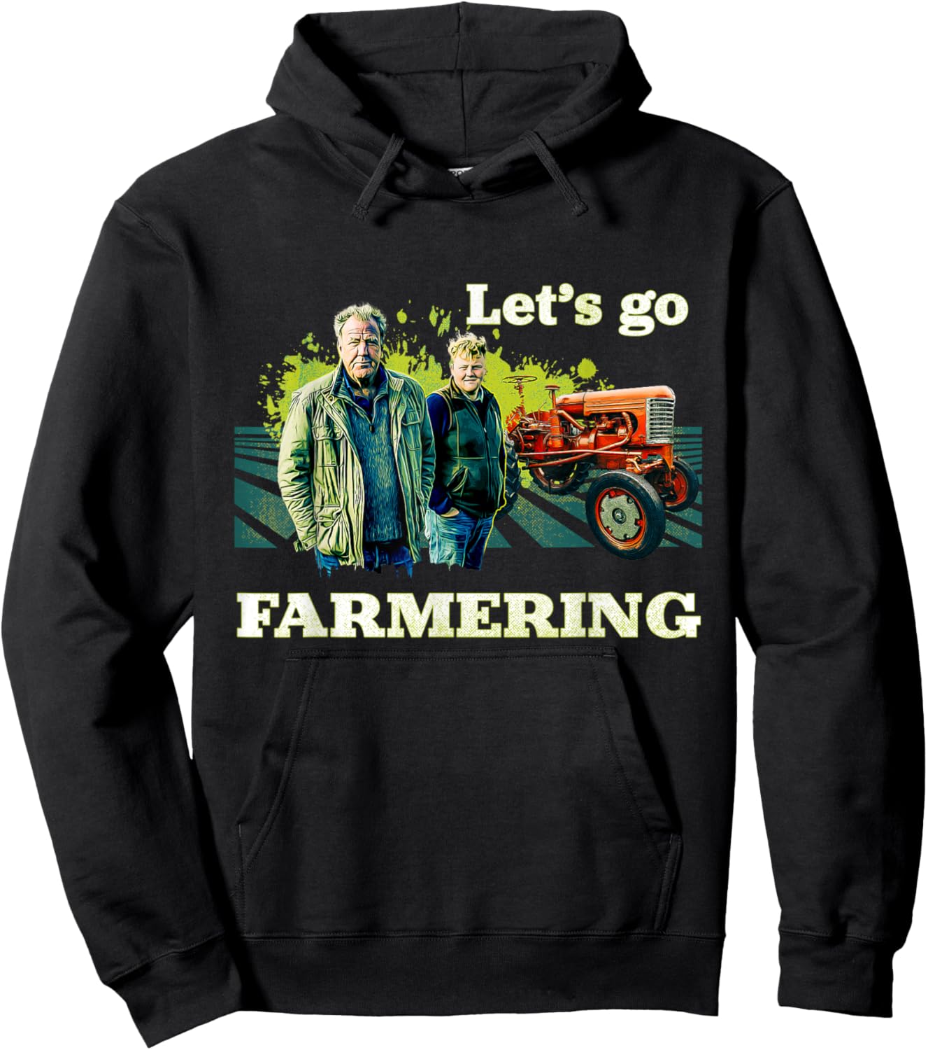 Clarkson's Farm - Let's Go Farmering Hoodie - Hoodie | Black