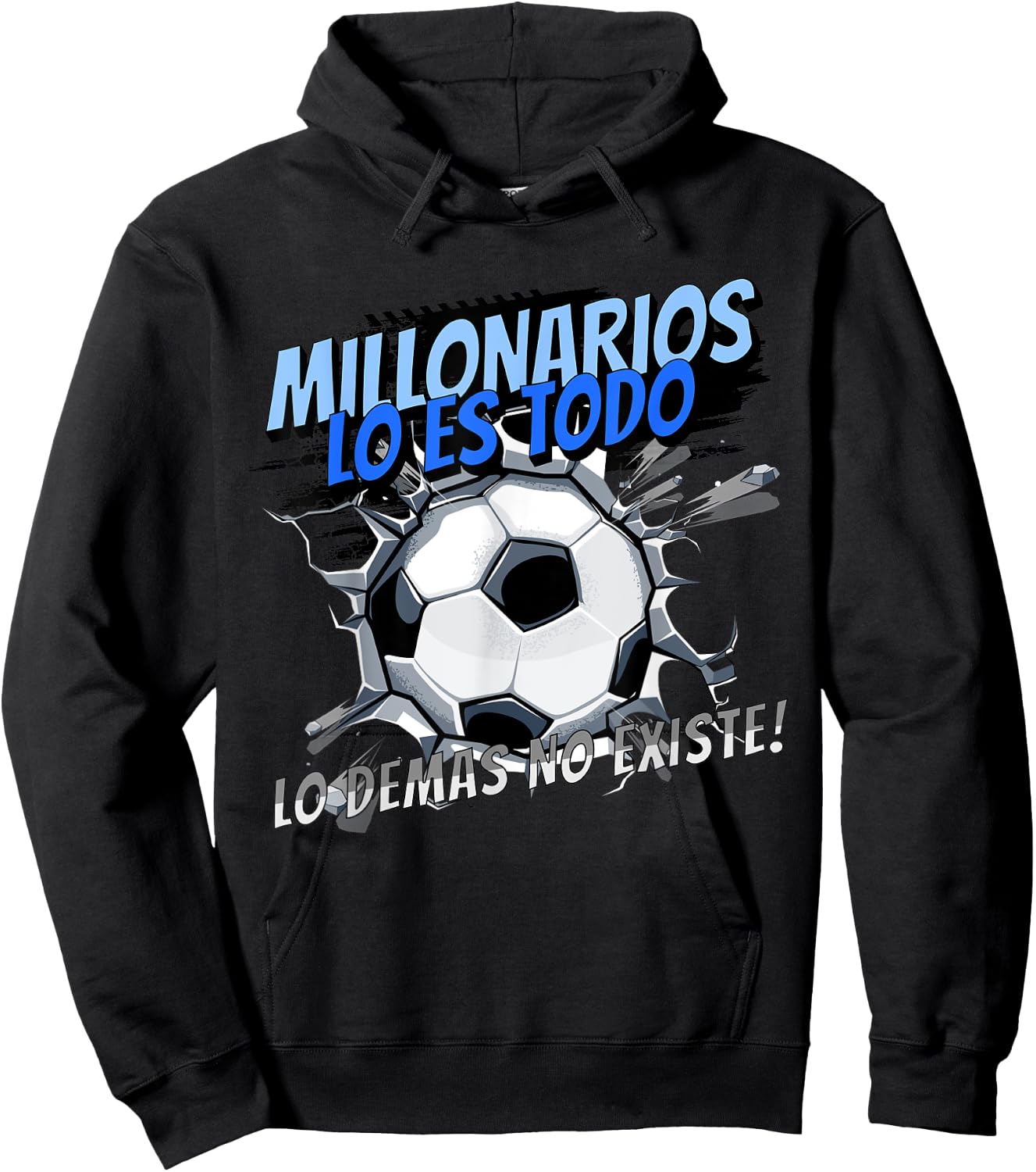 Millonario albiazul colombian colombia futbol cool Hoodie - Hoodie | Black