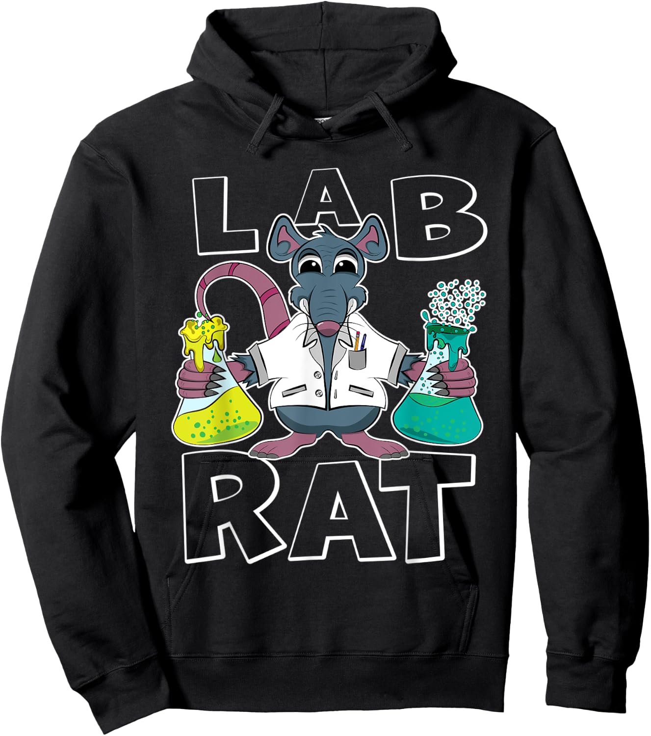 Medical Laboratory Scientist Lab Rat Hoodie - Hoodie | Black