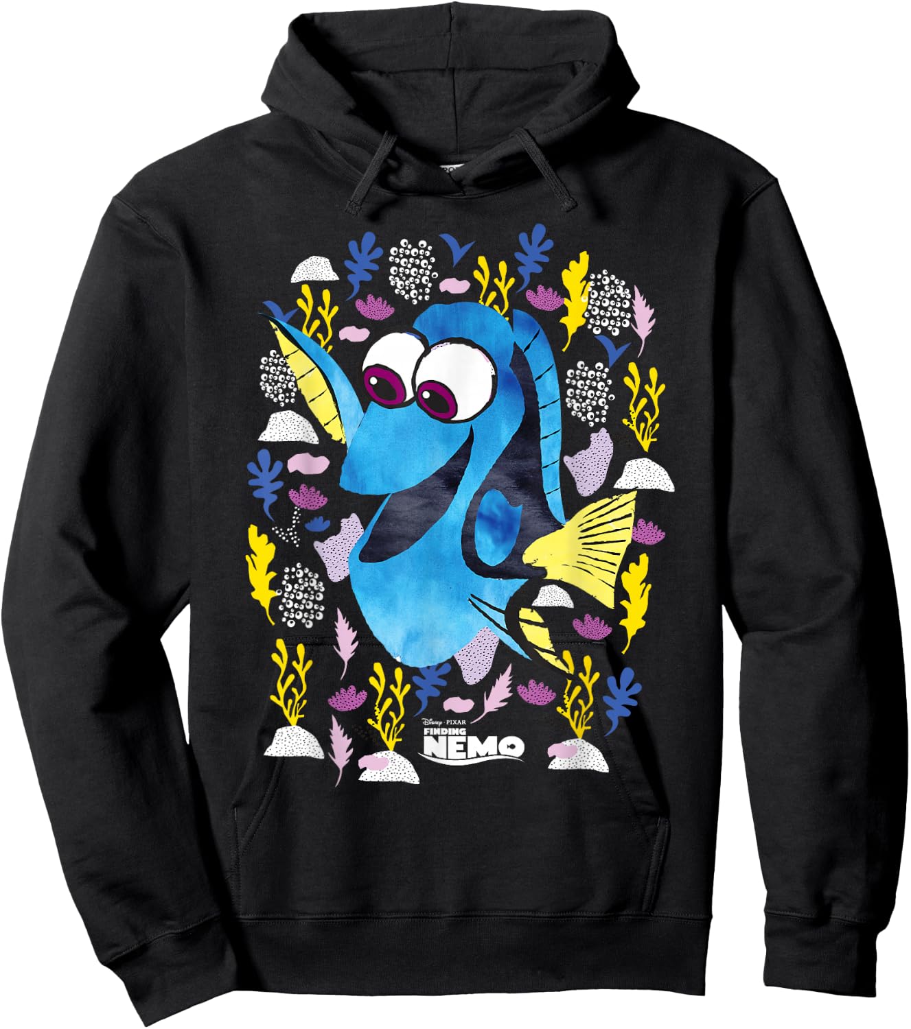 Disney PIXAR Finding Nemo Dory Just Keep Swimming Hoodie - Hoodie | Black