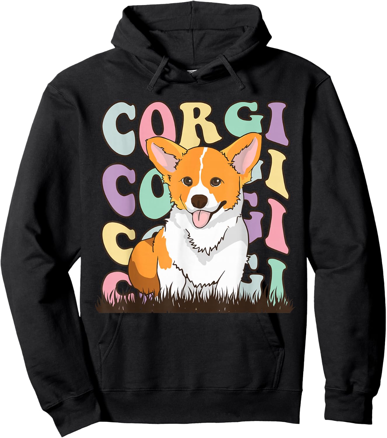 Corgi Corgi Hoodie - Hoodie | Black