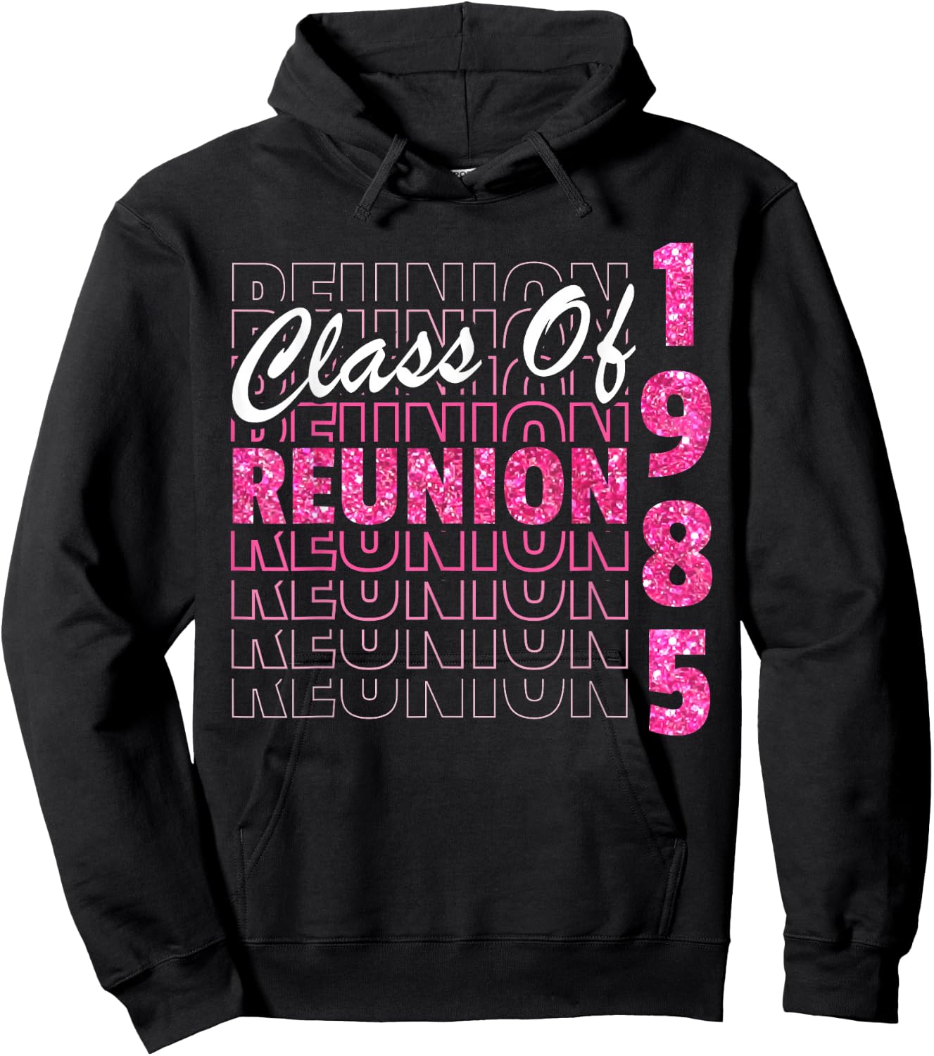 Class Of 1985 Reunion, 85 Graduation Reunion 1985 Hoodie - Hoodie | Black