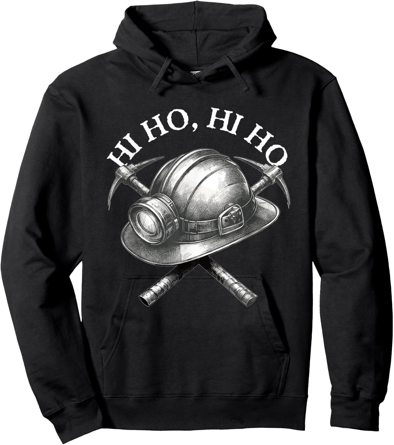 Funny Mining, s Archaeologists or Geologist Hi Ho! Hi Ho! Hoodie - Hoodie | Black