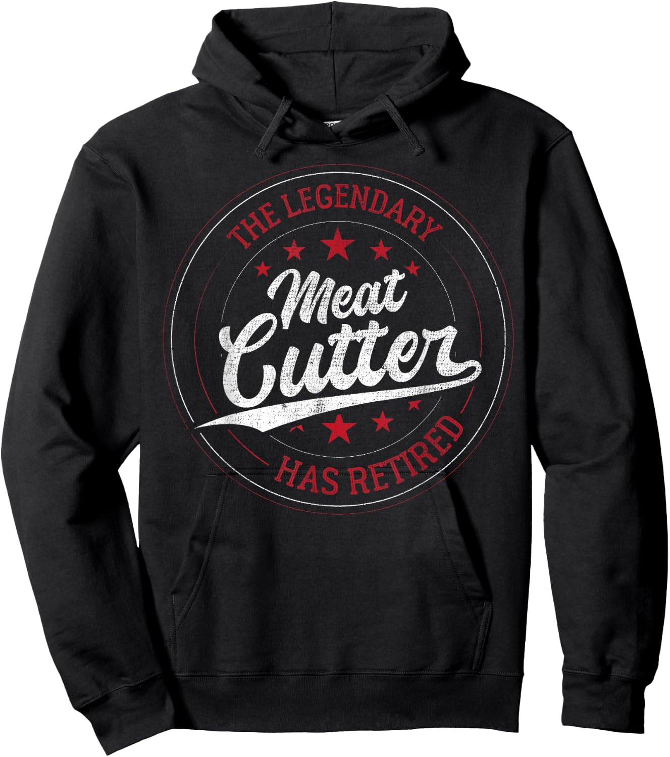 The Legendary Meat Cutter in Retirement Hoodie - Hoodie | Black