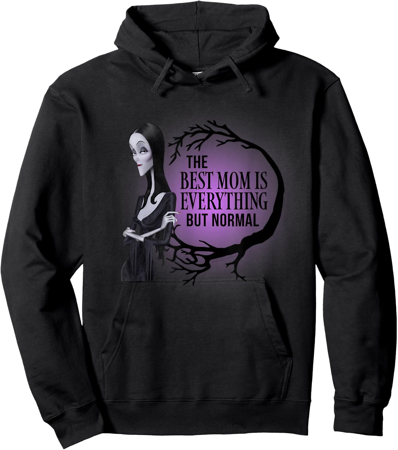 The Addams Family Animated Movies – Mother's Day Morticia Hoodie - Hoodie | Black