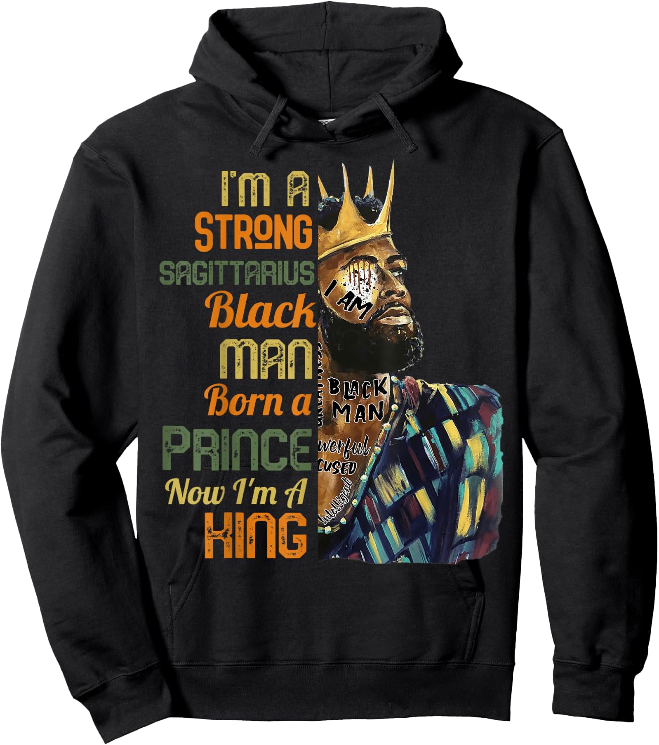 I'm A Sagittarius Black Man November December Birthday Hoodie - Hoodie | Black