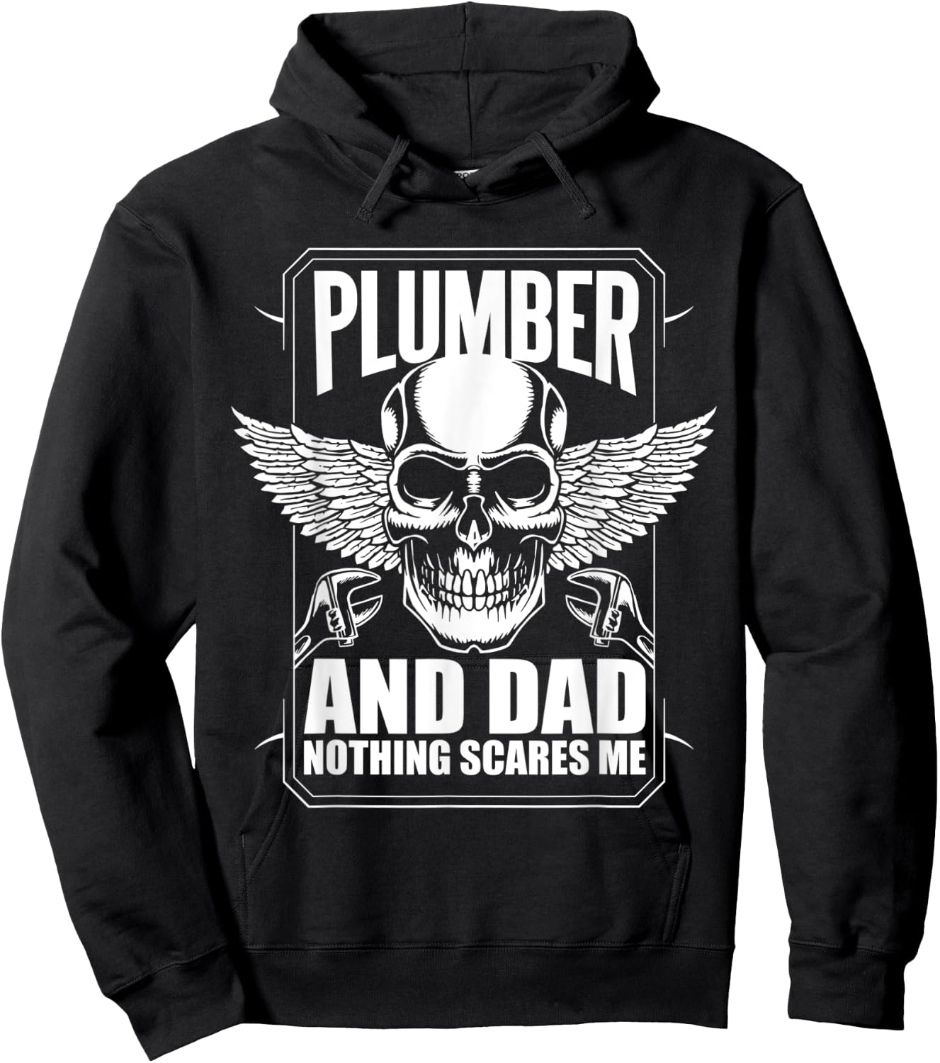 Plumber And Dad Hoodie - Hoodie | Black