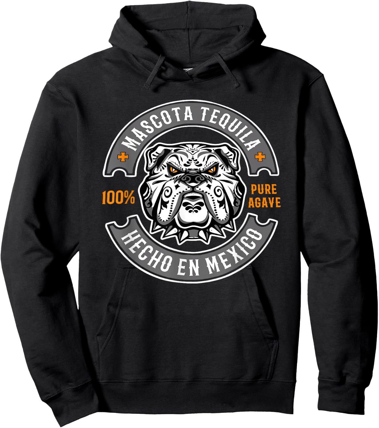 Mascota Tequila Hecho En-Mexico Dog Apparel Women Hoodie - Hoodie | Black