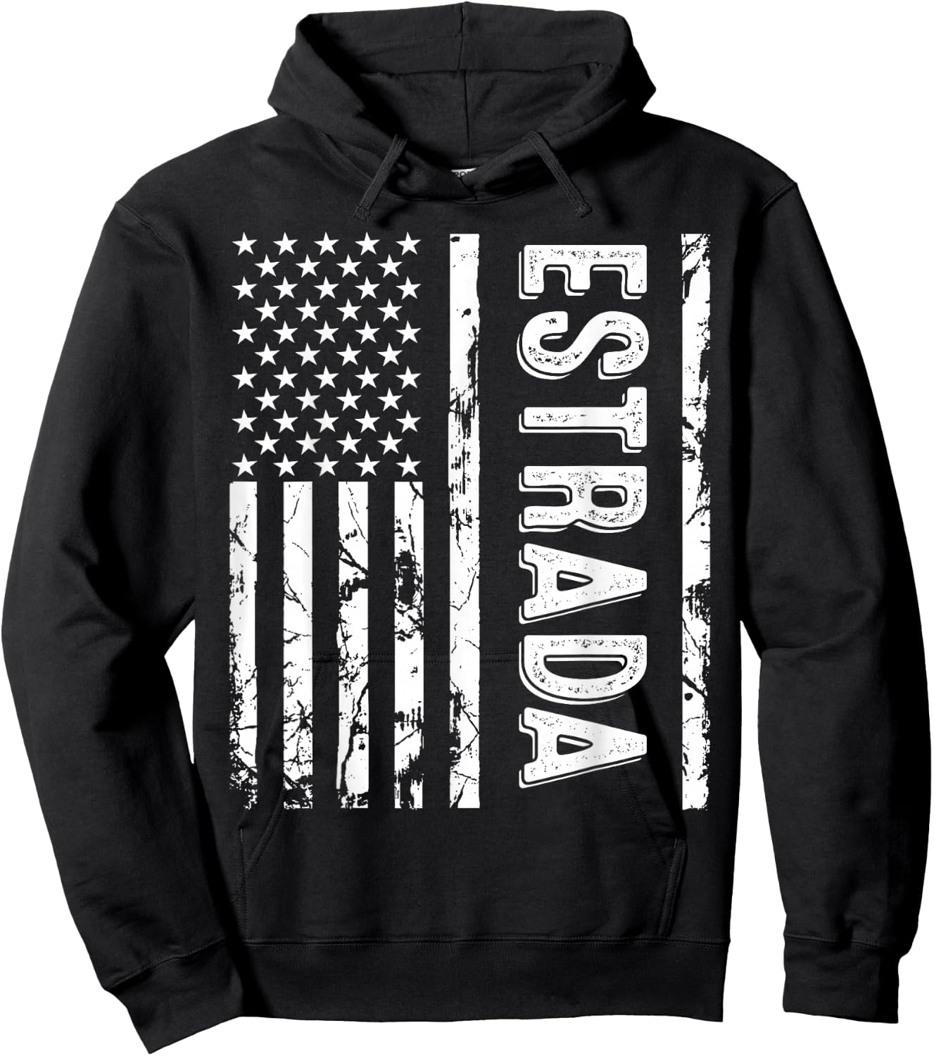 Estrada Last Name Funny Surname Team Estrada Family Reunion Hoodie - Hoodie | Black