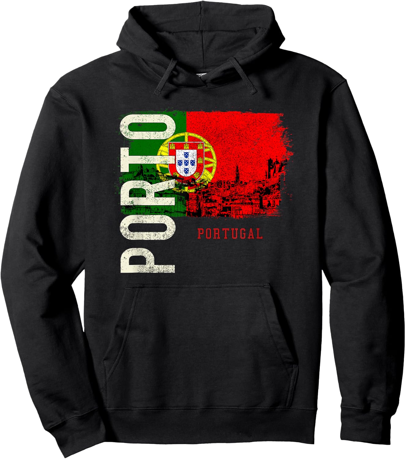 Porto Portugal Europe Hoodie - Hoodie | Black