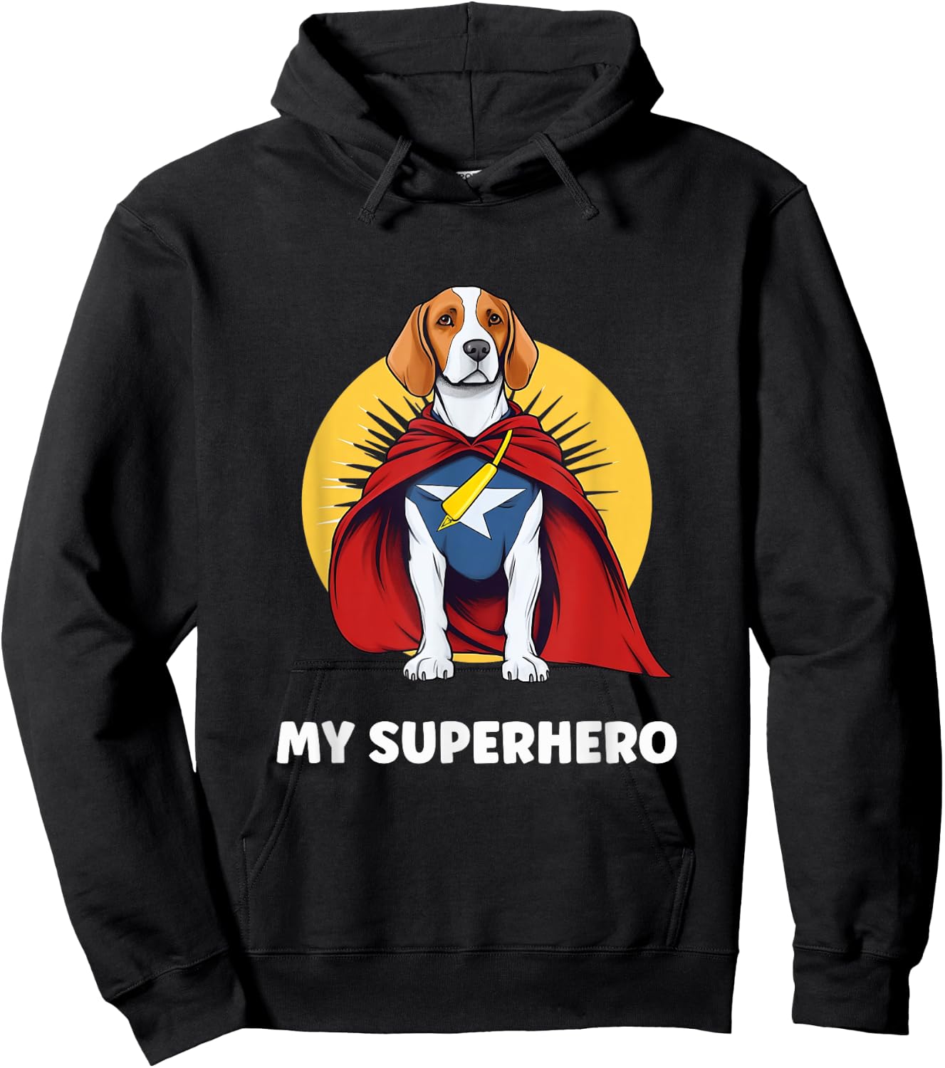 Beagle My Superhero Hoodie - Hoodie | Black