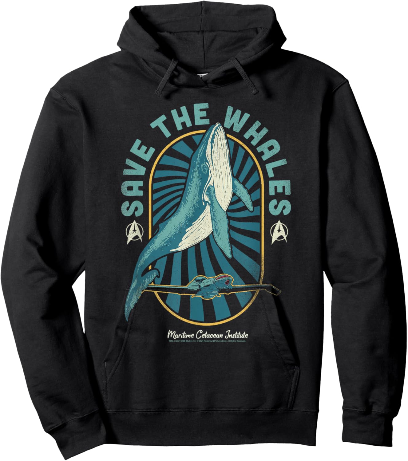 Star Trek IV: The Voyage Home Save The Whales Collection Hoodie - Hoodie | Black