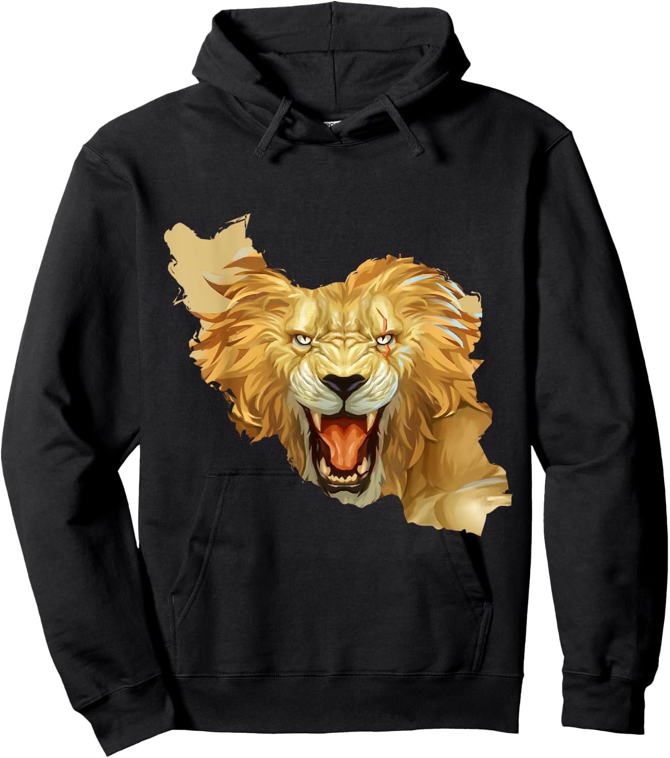 Iran Lion Map Flag | Persian Iranian Free Iran Hoodie - Hoodie | Black