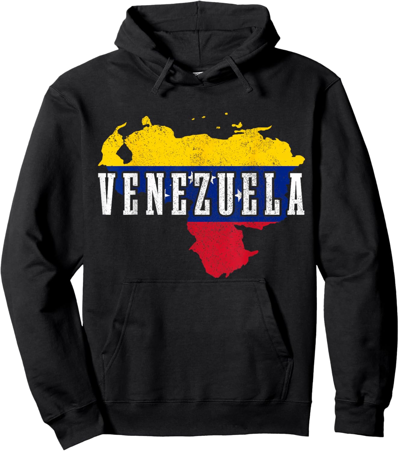 Venezuela Map Pride Venezuelan Flag Hoodie - Hoodie | Black